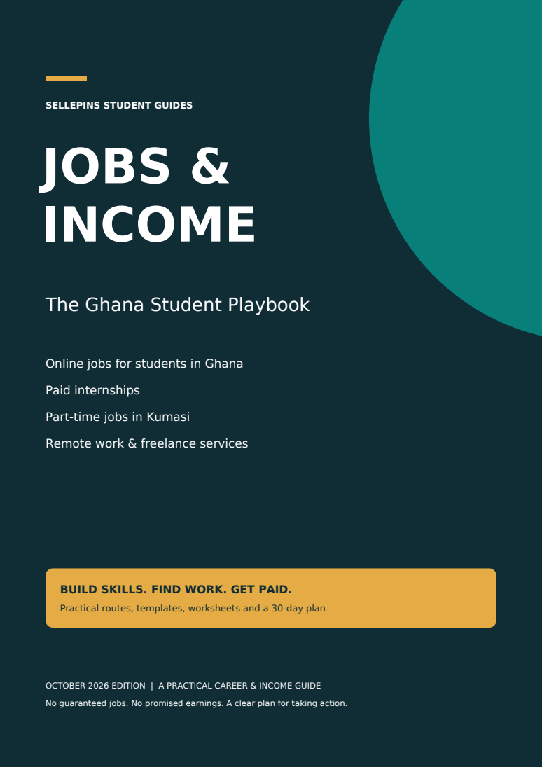 Jobs and Income: The Ghana Student Playbook cover